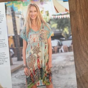 Johnny Was Printed Tunic Med.